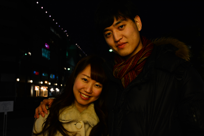 I met you