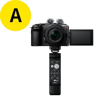 Z 30 16-50 VR レンズキット、SmallRig社製ウィンドマフ、SmallRig トライポッドグリップ3070 リモコンML-L7セット