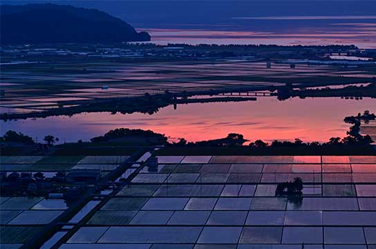 「夕焼け小やけ」（滋賀県東近江市）