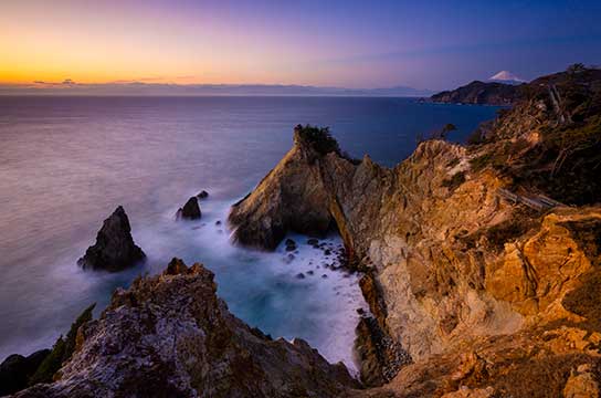 黄昏刻（静岡県・黄金崎）