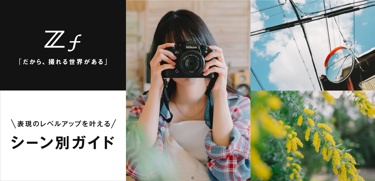 Nikon Zf表現のレベルアップを叶えるシーン別ガイド