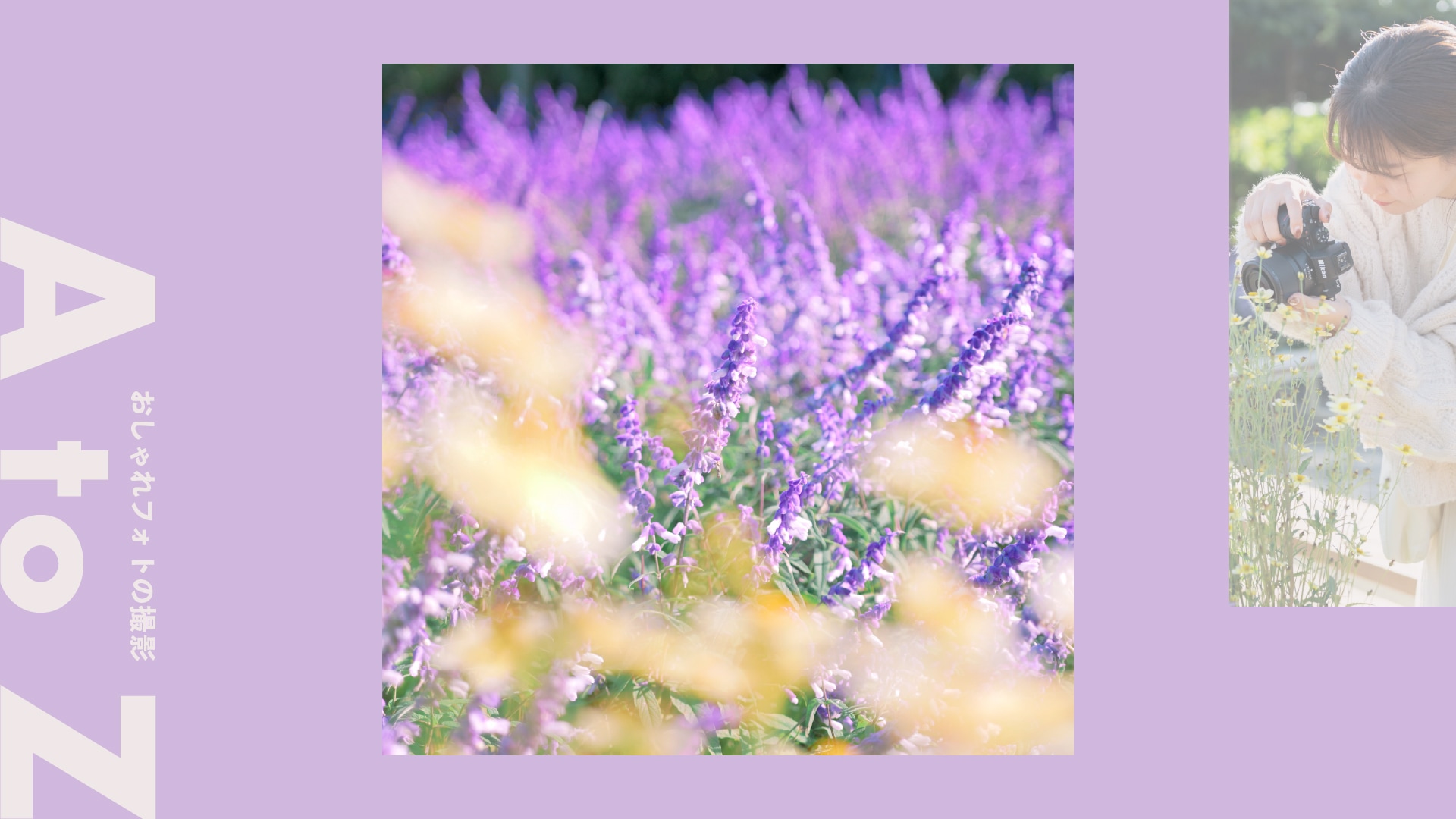 ＜花畑×ボケ＞風まで感じる花畑フォト