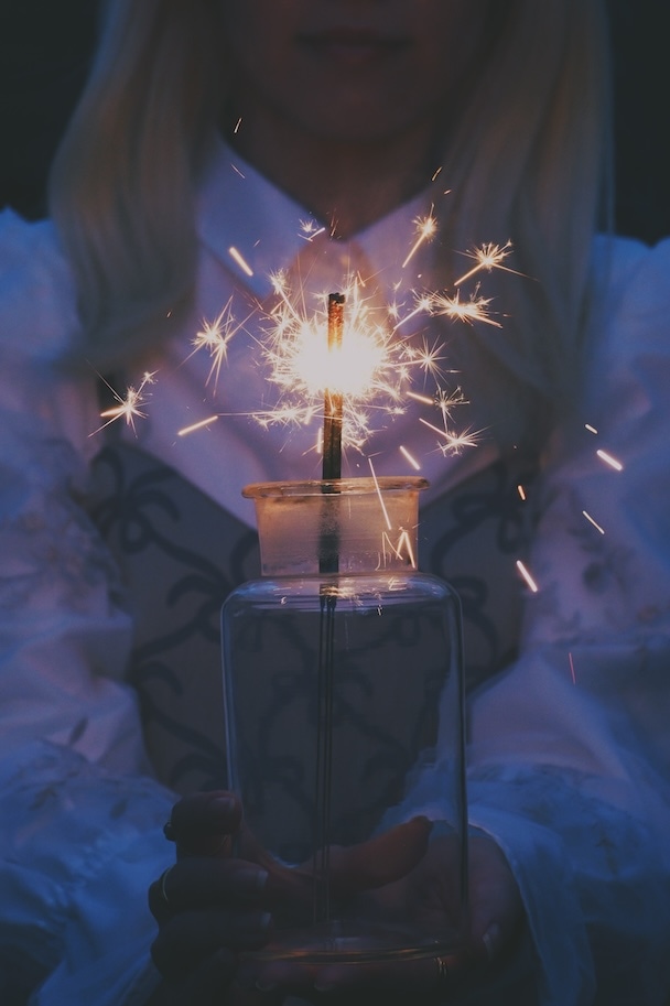 手持ち花火の作例