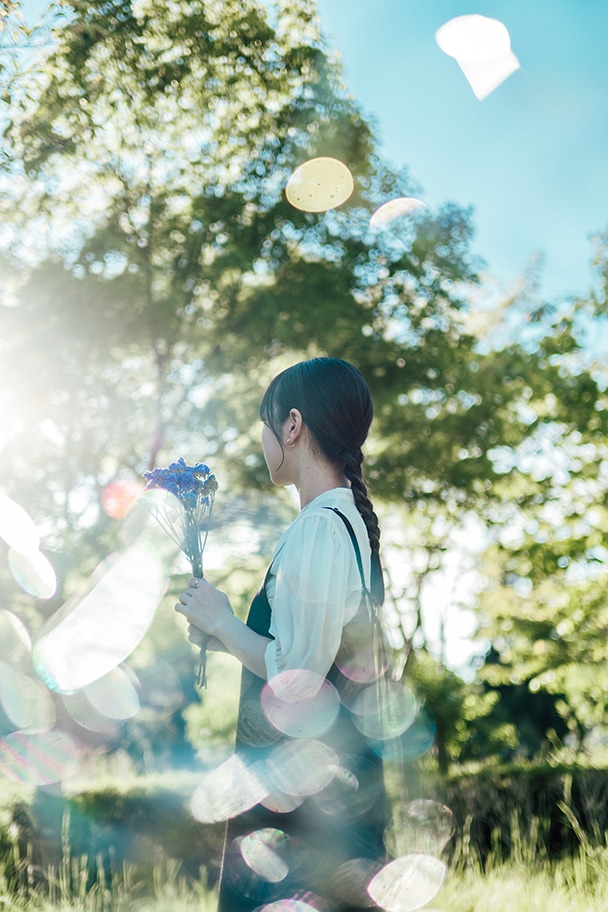 シャボン玉の作例