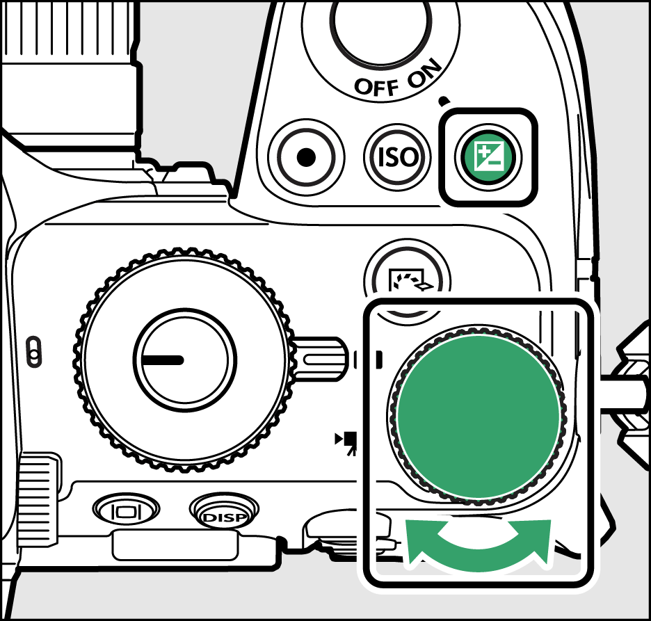 コマンドダイヤルの図