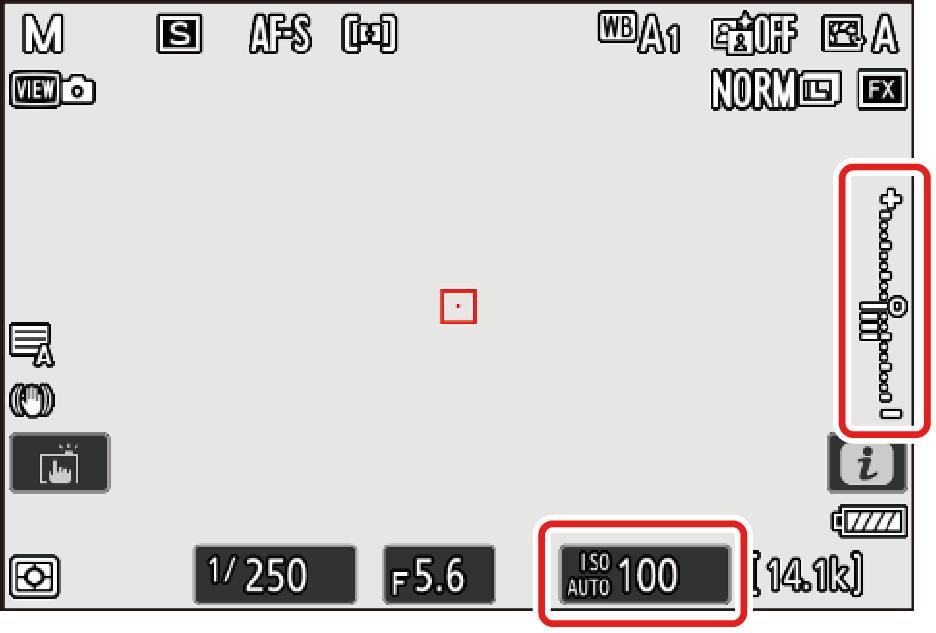 カメラのインフォ画面
