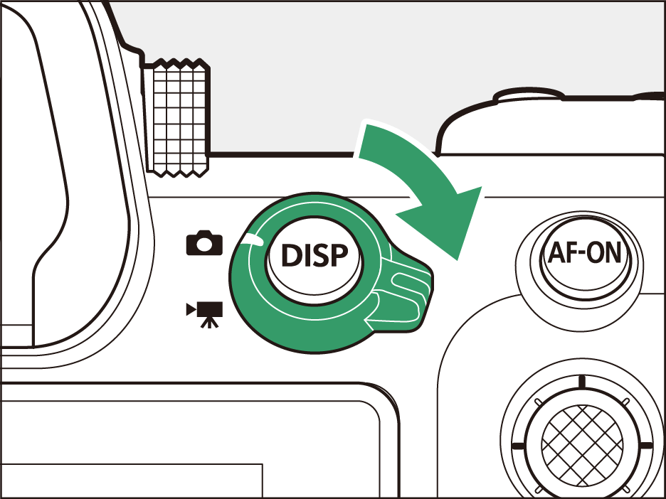 静止画／動画セレクター