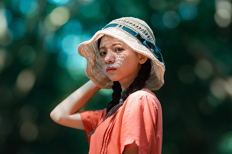 135mmで撮影したポートレート写真