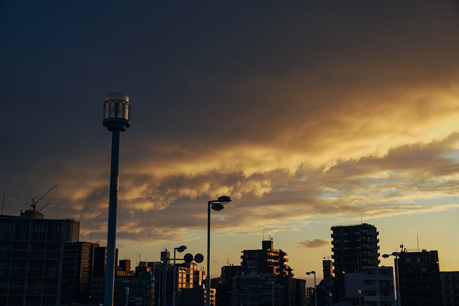 標準で前景と背景をバランス良く写す