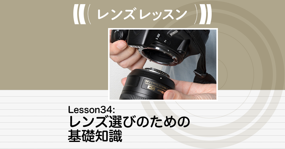 Lesson34：レンズ選びのための基礎知識 | レンズレッスン | 学ぶ | ニコン