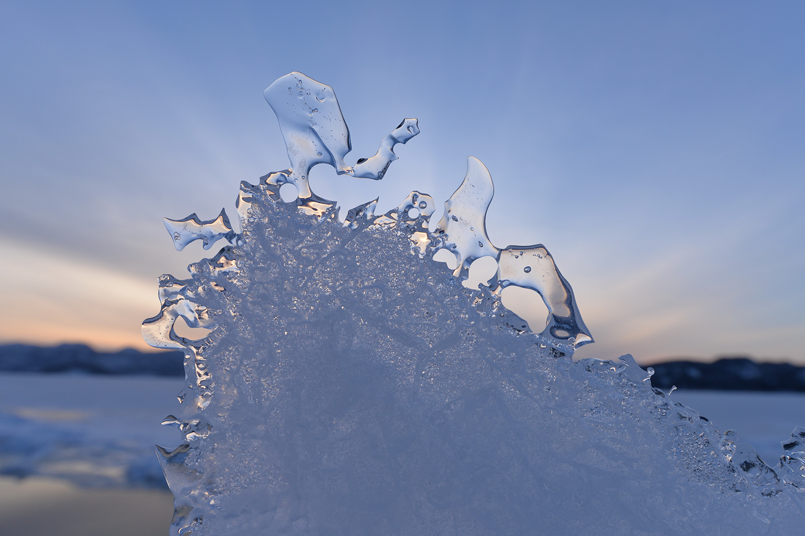 透明感のある氷