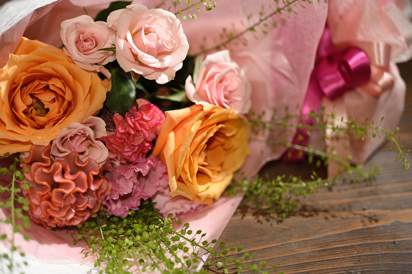 思い出の花束をきれいに残す