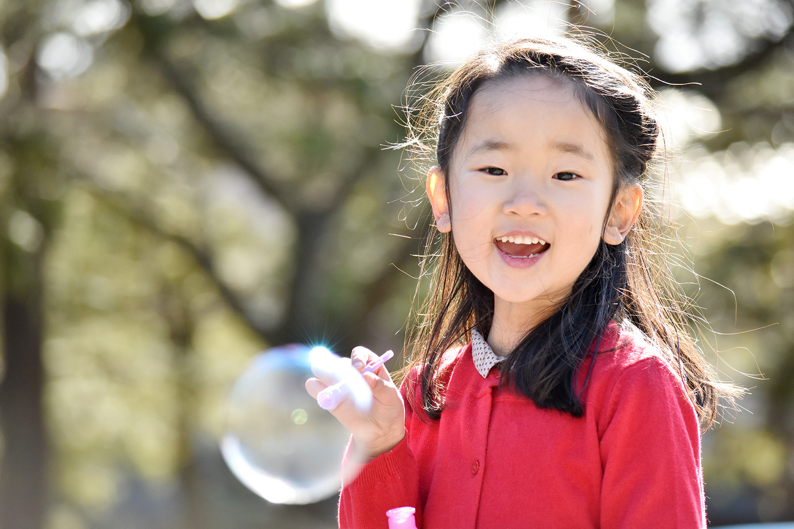 子供の笑顔を可愛く残す