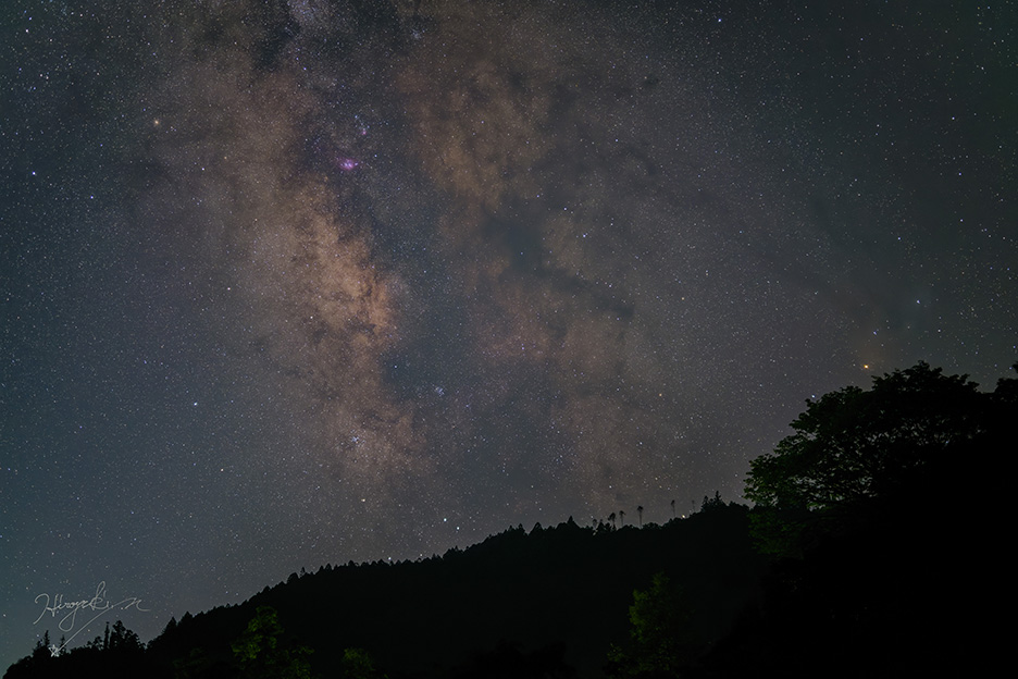 NIKKOR Z 50mm f/1.8 Sで撮影したクローズアップ星景