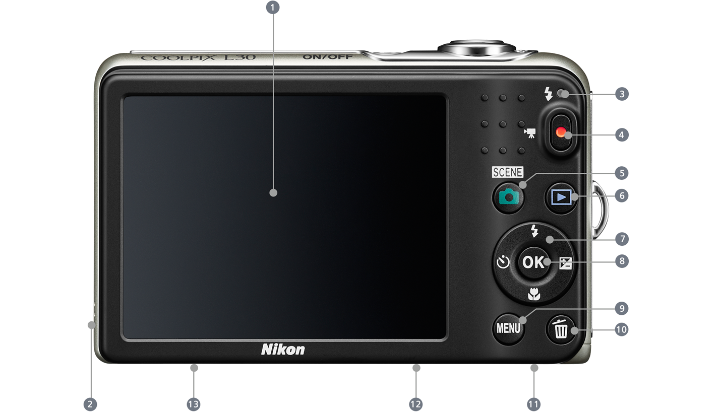 状態良し【動作確認OK】単3電池使用　Nikon　COOLPIX L30 状態良し【動作確認OK】単3電池使用 Nikon COOLPIX L30