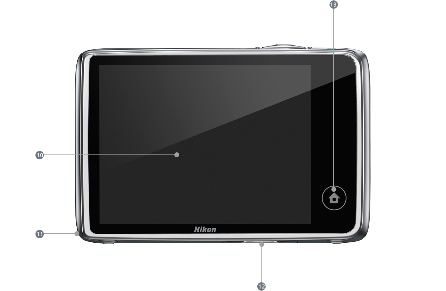 COOLPIX S02 - 各部名称 | 一眼レフカメラ | ニコン