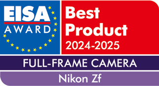 ミラーレスカメラ「Zf」が「EISA AWARD」の「FULL-FRAME CAMERA」を受賞