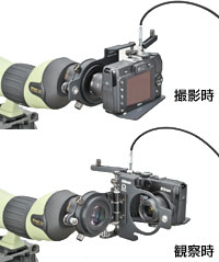 撮影時と観察時
