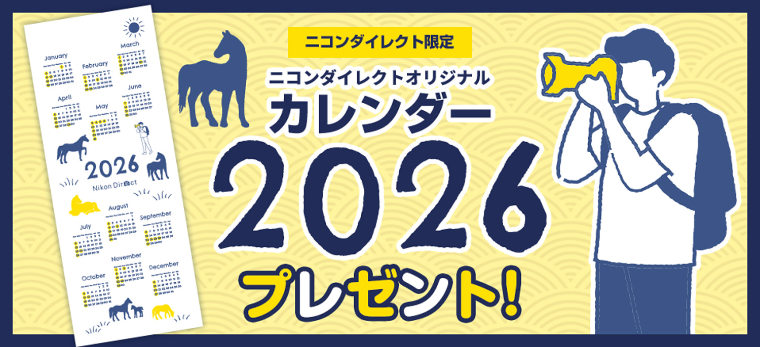 1注文あたりの合計金額8,000円（税込）以上のお買い上げで 「ND オリジナルカレンダー2026」プレゼント！