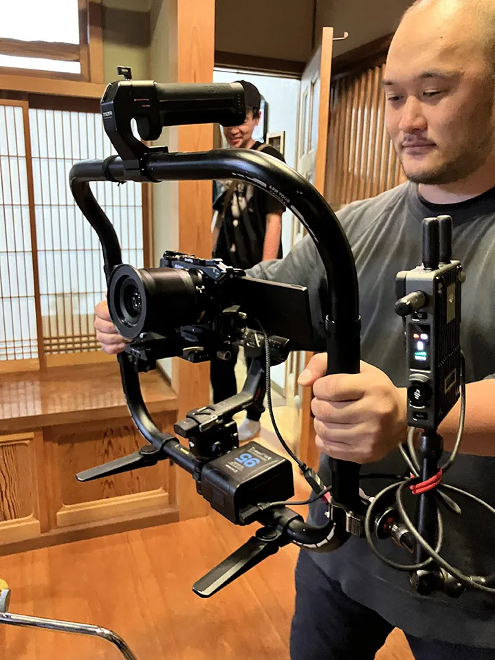 ZRを使用した映画『ジモトループ』撮影３