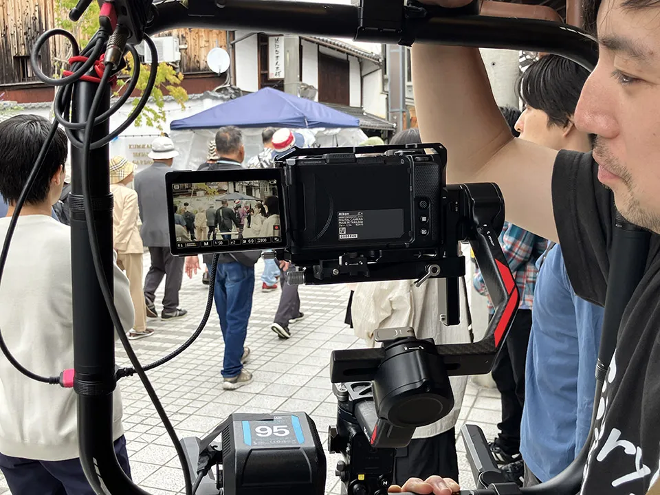 ZRを使用した映画『ジモトループ』撮影１