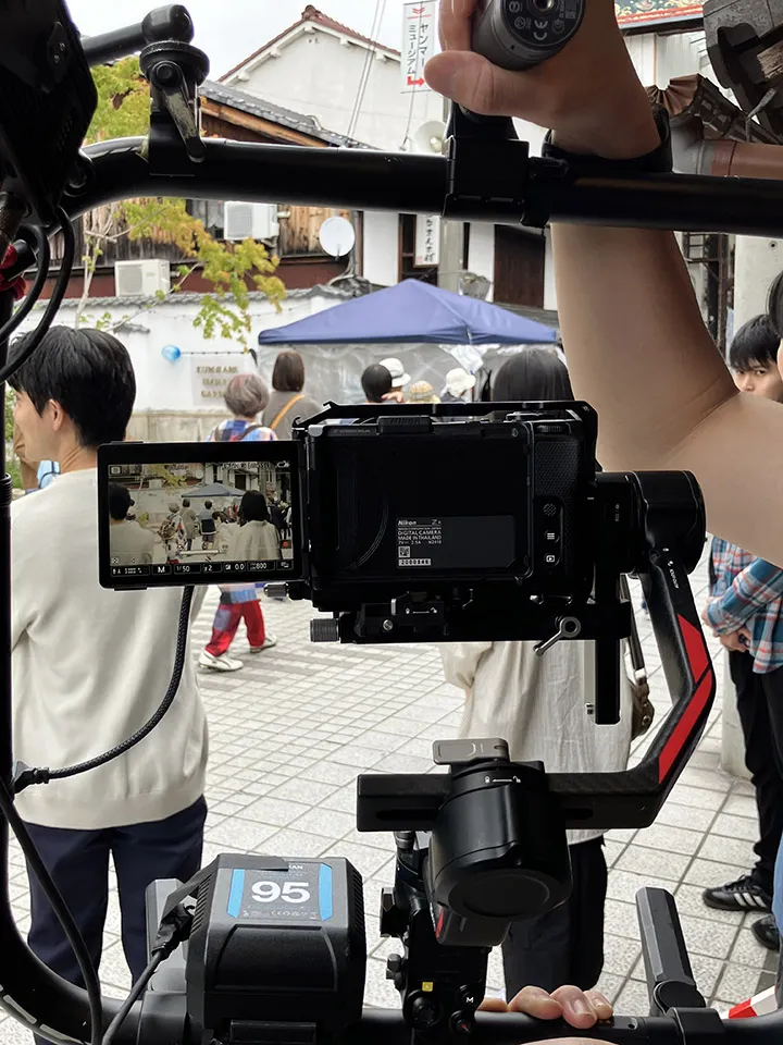 ZRを使用した映画『ジモトループ』撮影４