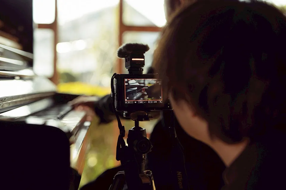 haruka nakamuraさんのピアノ演奏撮影３