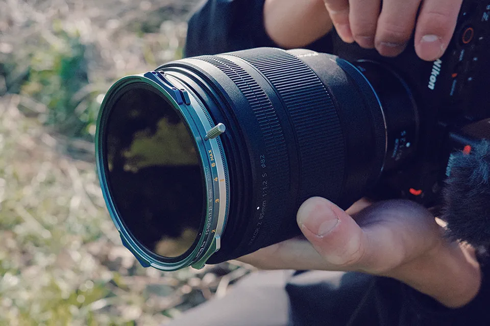 マグネットタイプの可変NDを使用