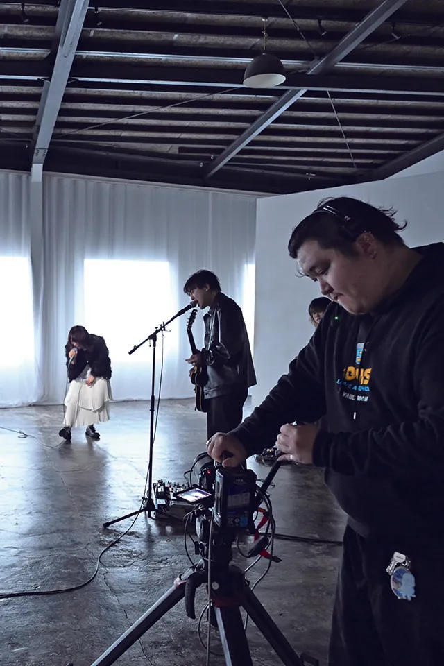 バンド「あたらよ」スタジオライブ撮影４