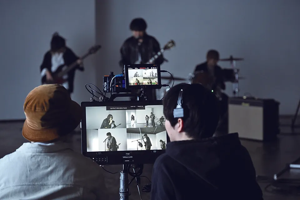 バンド「あたらよ」スタジオライブ撮影６