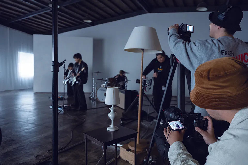 バンド「あたらよ」スタジオライブ撮影５