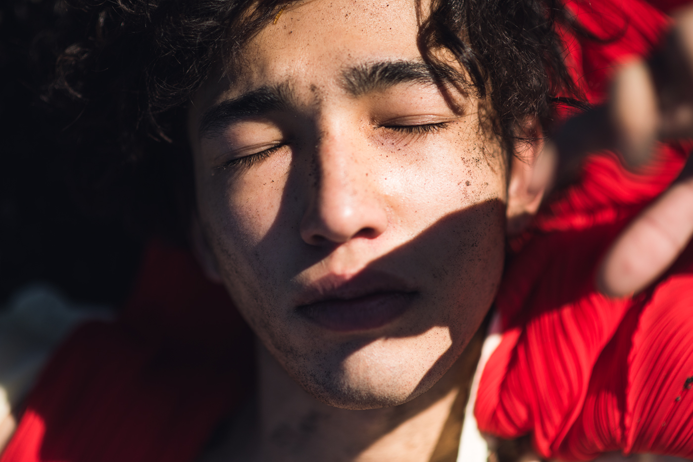 作品5：三原山の東側に広がる裏砂漠でのシーン