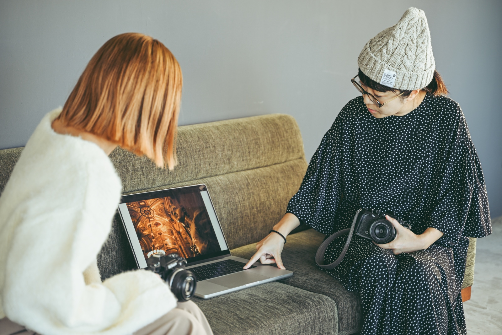 染谷ノエルが撮影したコムロミホとyuco