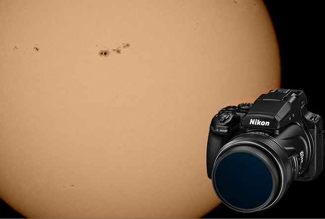 COOLPIX P1100 月・太陽・惑星撮影クイックガイド – 太陽を撮影しよう COOLPIX P1100 月・太陽・惑星撮影クイックガイド – 太陽を撮影しよう