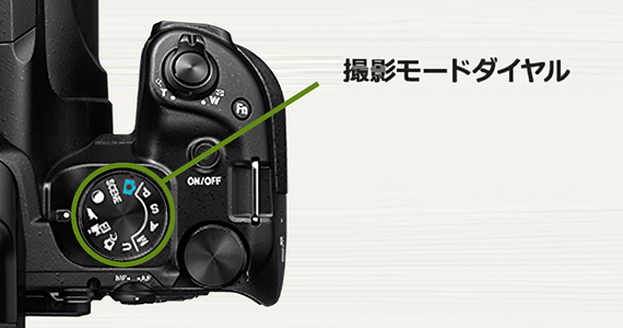 撮影モードダイヤル