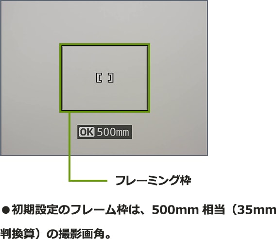 フレーミング枠