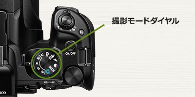撮影モードダイヤル