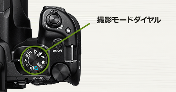 撮影モードダイヤル