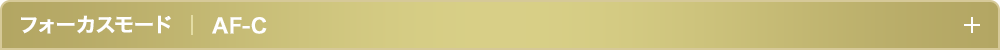 フォーカスモードAF-C