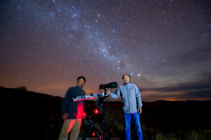 お世話になった小澤英之さんと