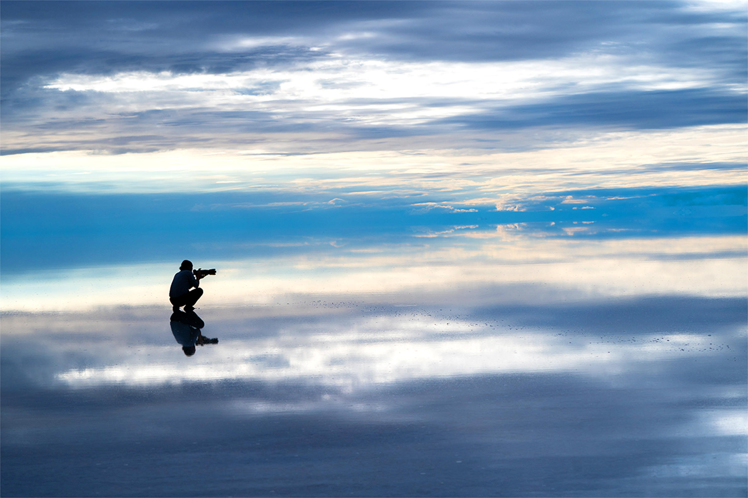 “天空の鏡”の中で