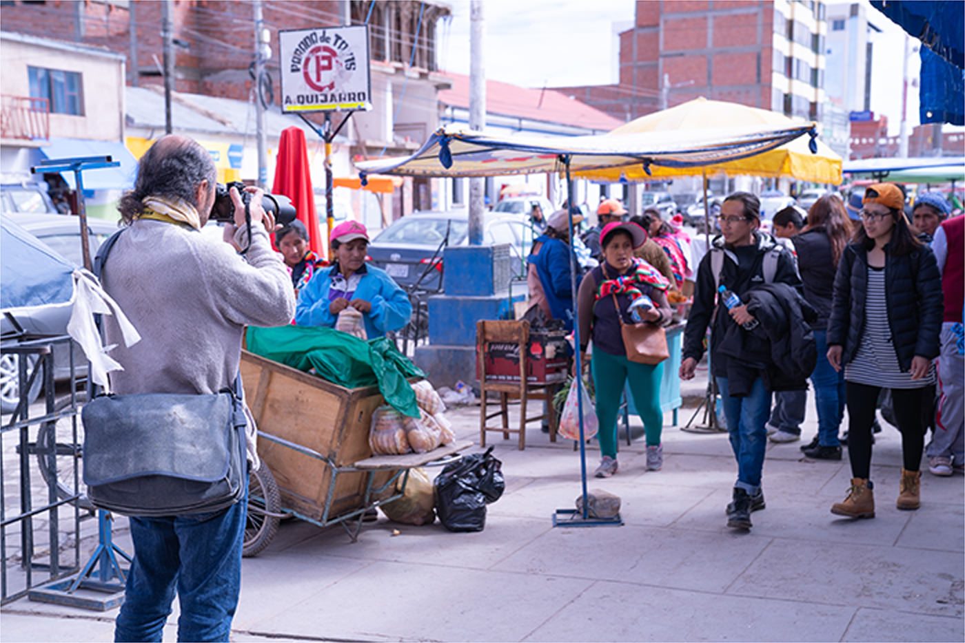 ウユニの街を撮る
