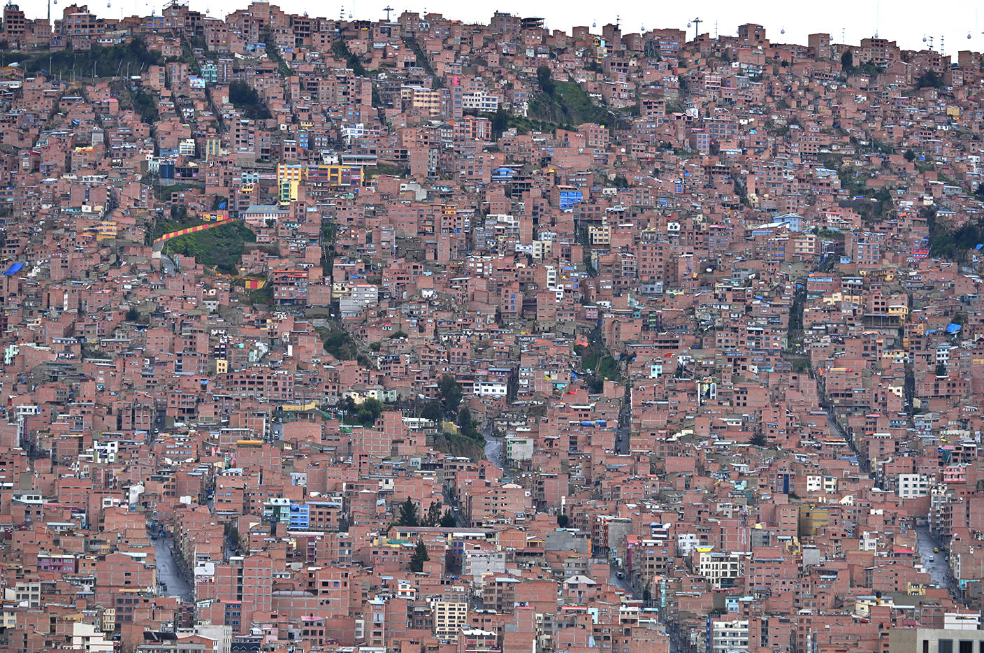 ラパスの街並み