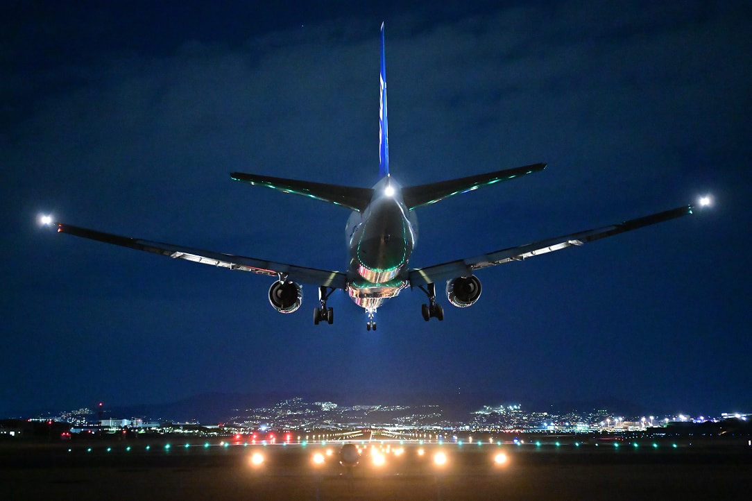 夜間の高感度撮影写真