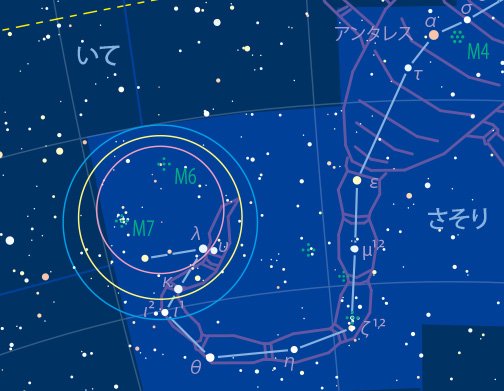 No.4　夏の星空　サソリの毒針に踊る散開星団