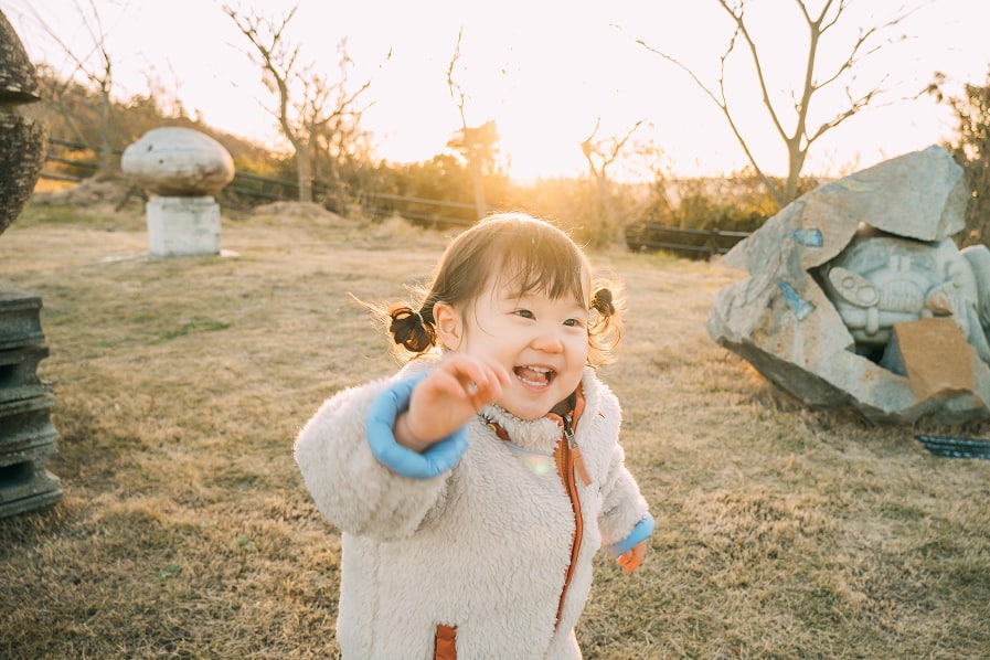 逆光で正しく撮影した写真