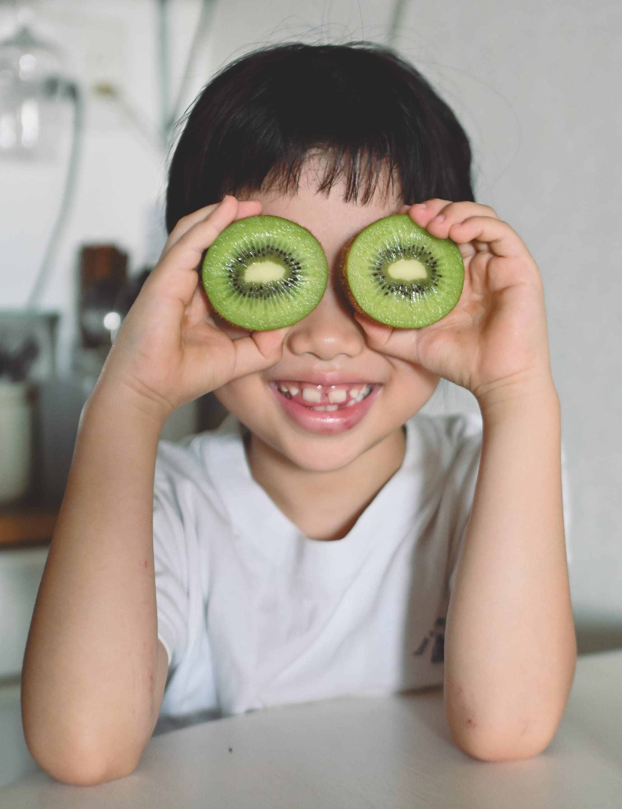 シーンモード「こどもスナップ」を設定して撮影した子どもの写真