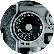 シャッタースピードダイヤル