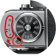 撮影モード切り替えレバー