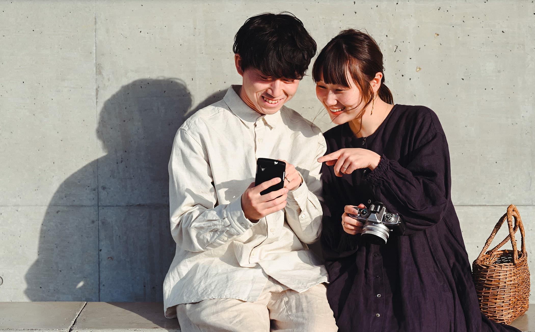 撮ったその場で画像を送れるので、SNSにもすぐシェア！